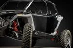 Rock sliders for the Polaris RZR Pro S 4 shown installed along the lower door line of the machine