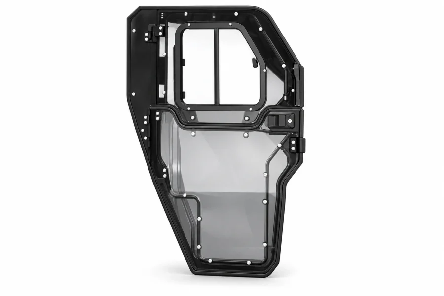 Convertible Cab Enclosure Doors for Can-Am Defender HD9 isolated on a white background