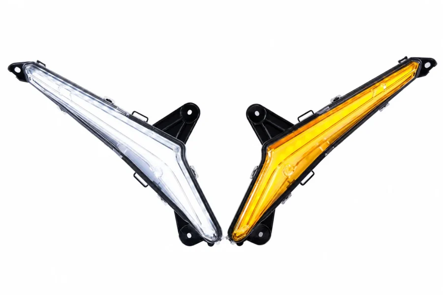 Turn Signal Fang Lights for Can-Am Maverick R 2024+, shown on a plain background