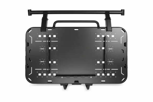 Rear Spare Tire Carrier & Cargo Rack for Can-Am Maverick R 2024+ – Heavy-Duty UTV Bed Storage Accessory, shown on a plain background