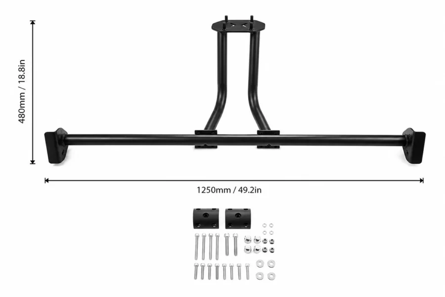 Spare Tire Mount for Can Am Maverick X3 / X3 Max, shown on a plain background