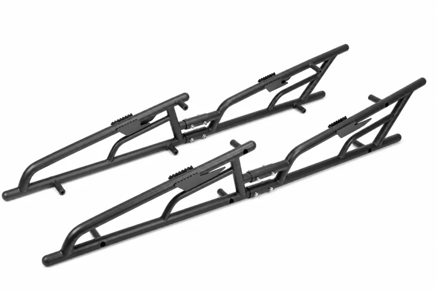 Nerf Bars Rock Sliders with Step Function for CFMOTO ZForce 950 Sport-4, shown on a plain background
