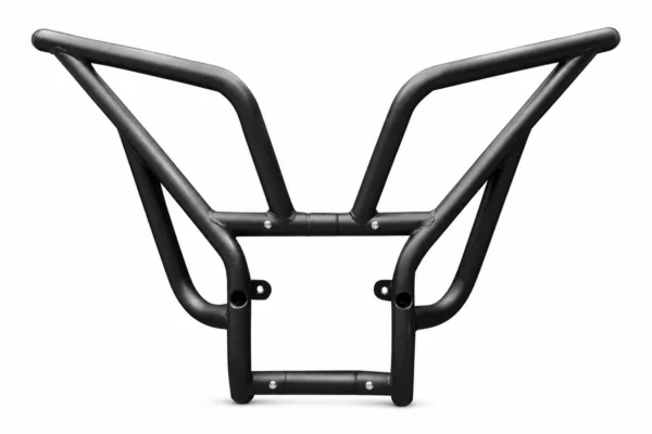 Kemimoto front bumper brush guard for the CFMoto ZForce 950, black steel tubing, shown on a plain background