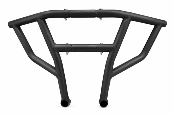 Kemimoto rear bumper brush guard for the CFMoto ZForce 950, black steel tubing, shown on a plain background