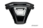 Amp front winch bumper for the Can-Am Maverick R, additional studio view of the matte black tube front bumper