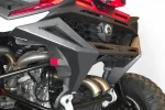 Can-Am Maverick R rear Volt bumper shown fitted to the machine, second installed view