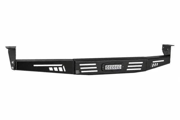 Kemimoto rear bumper for the Honda Pioneer 1000, black steel, shown on a plain background