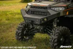 Additional installed view of the winch-ready front bumper on a Polaris Ranger 1000