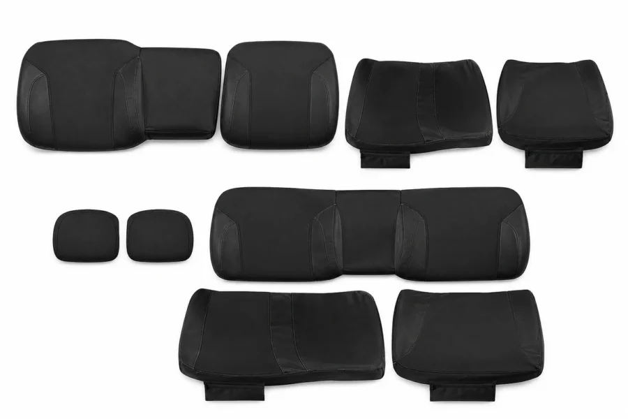 UTV Wingback Seat Cover Set for Polaris Ranger Crew XP 1000, shown on a plain background