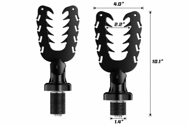 UTV Tool Rack Fit Polaris Ranger/ General, shown on a plain background