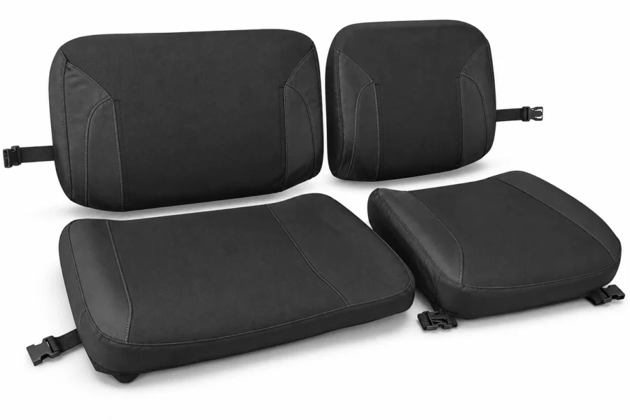 UTV Seat Cover Set with Wingback for Polaris Ranger XP 1000 2022-2025, shown on a plain background