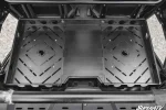 Rear seat cargo rack for the Polaris RZR 4 900, additional gallery view of the black metal deck
