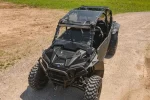 Tinted roof for the Polaris RZR XP 4 1000, alternate view of the panels spanning both rows of the cage