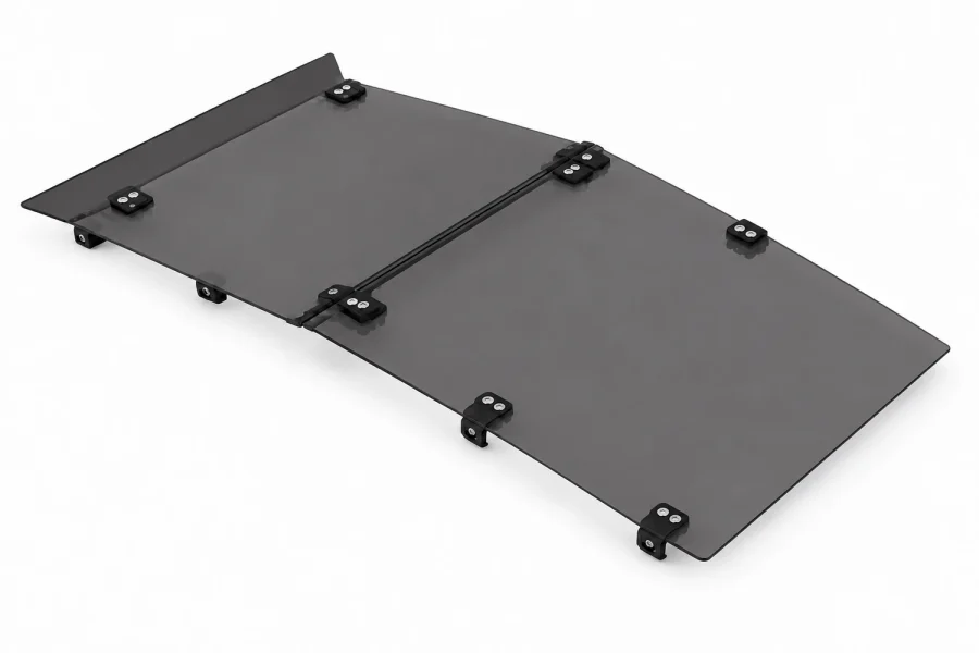 Tinted Roof for Polaris RZR XP 4 1000 isolated on a white background