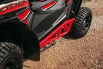 Tube rock sliders on a Polaris RZR 900, second installed view