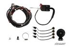 Polaris RZR 900 toggle turn signal kit, additional studio view of the wiring and hardware