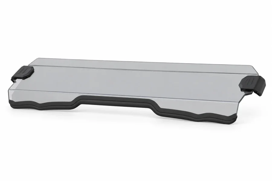 Half Windshield for Polaris RZR Pro XP isolated on a white background