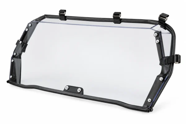 Rear Windshield for Polaris RZR Pro XP isolated on a white background