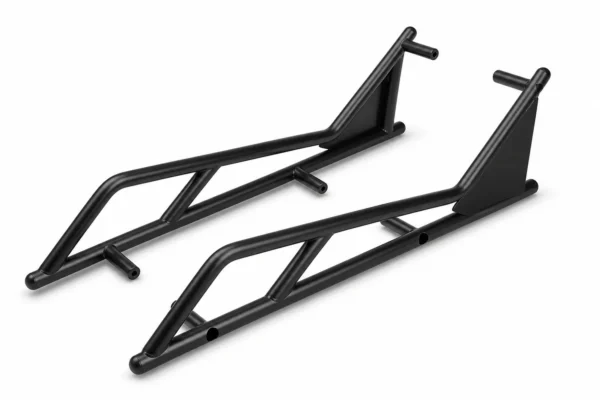 UTV Nerf Bars Rock Sliders with Step Function for Polaris RZR PRO 2020-2026, shown on a plain background