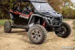 Polaris RZR Pro XP vented full windshield, further view of the panel and its two low vents
