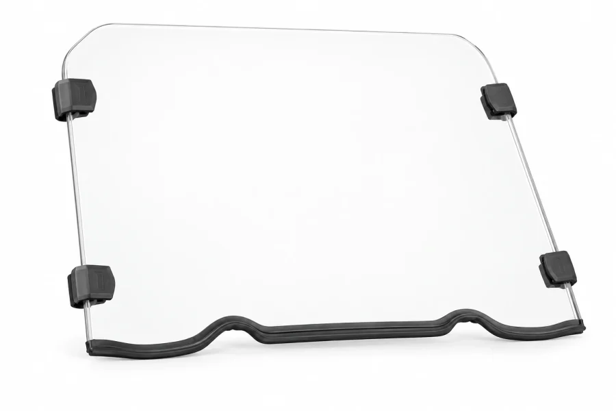 Full Windshield for Polaris RZR S 1000 isolated on a white background