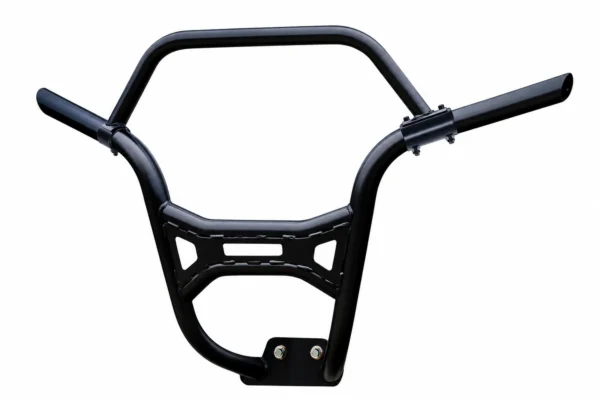 Kemimoto front bumper for the Polaris RZR XP 1000, black steel tubing, shown on a plain background