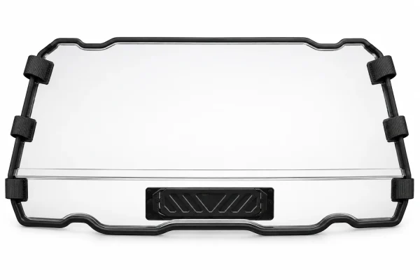 Vented Rear Windshield for Polaris RZR XP 1000 isolated on a white background