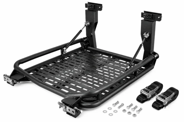 UTV Spare Tire Carrier for Polaris RZR XP 1000 / XP 4 1000 2024-2026, shown on a plain background