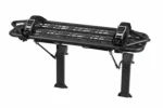 UTV Spare Tire Carrier for Polaris RZR XP 1000 / XP 4 1000 2024-2026, detail view of the mounting and hardware