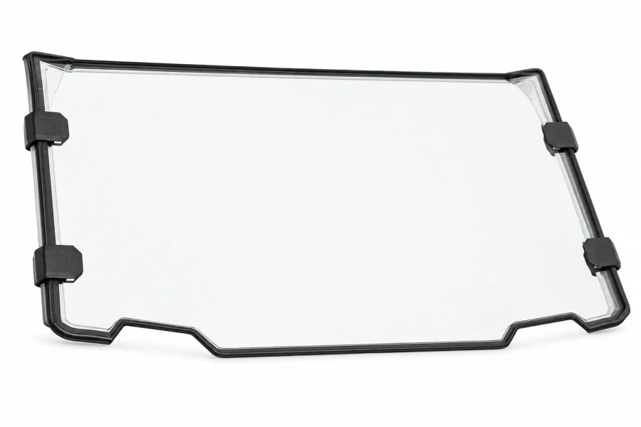 Full Windshield for Polaris RZR XP S isolated on a white background