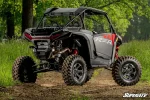 Polaris RZR XP S rear windshield, further view of the clear panel behind the seats