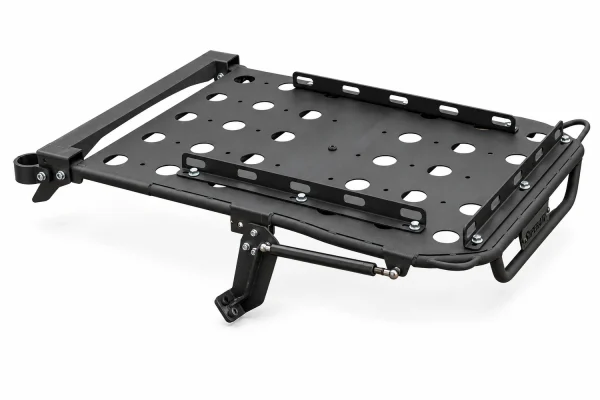 SuperATV Alpha Cargo Rack for Polaris RZR XP Turbo isolated on a white background