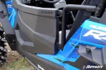 Plastic door for the RZR XP Turbo, further view of the textured black panel fitted to the machine