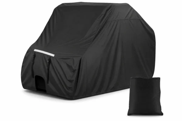 UTV 2-Seater Trailerable Cover for Polaris RZR XP 1000 Can-Am Maverick X3 Defender, 140" x 58" x 75", shown on a plain background