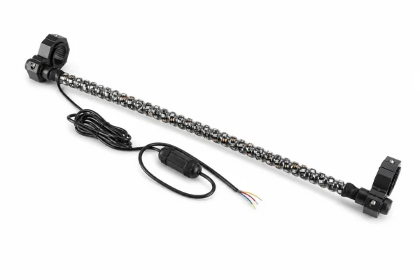 30" LED Chase Light Bar fit 1.5” Roll Cage for Polaris RZR, Can-Am Maverick X3, shown on a plain background