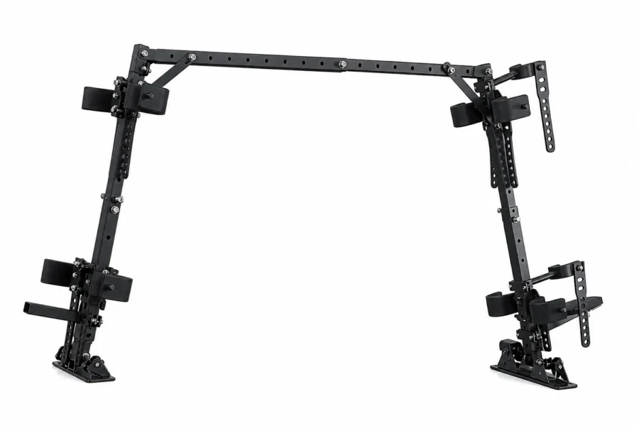UTV Double Crossbow Rack for Polaris Ranger General Pioneer, shown on a plain background