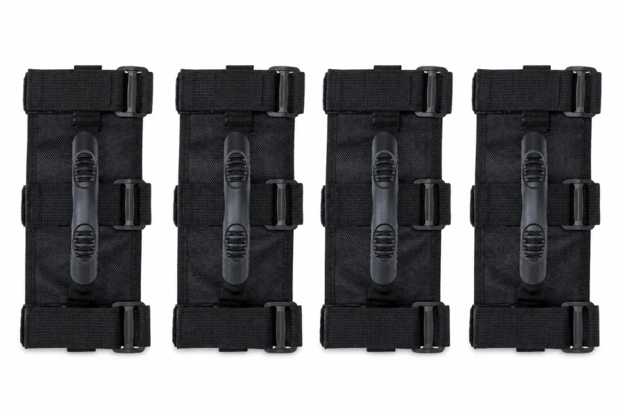 UTV Grab Handles for 1.5-2 inch Round Bar Cage (4 Packs), shown on a plain background