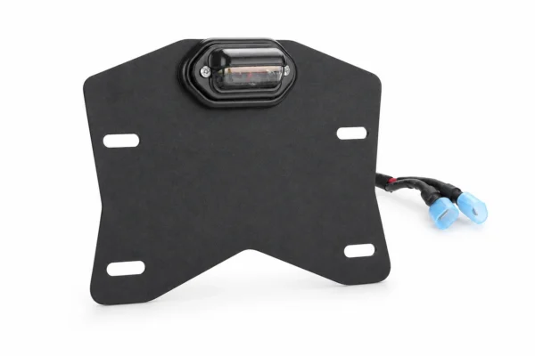 Universal LED License Plate Bracket Kit Fit Can-Am, Polaris, shown on a plain background