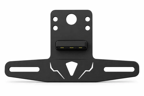 Universal 12V Lighted License Plate Holder for Can Am X3 / Polaris RZR, shown on a plain background