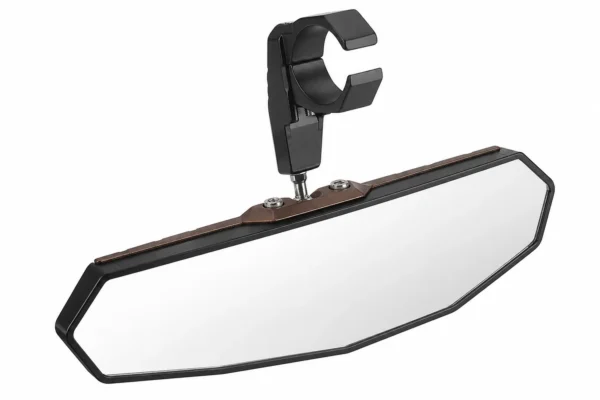 UTV Rear View Mirror for 1.6"-2" Roll Bar Cages, shown on a plain background