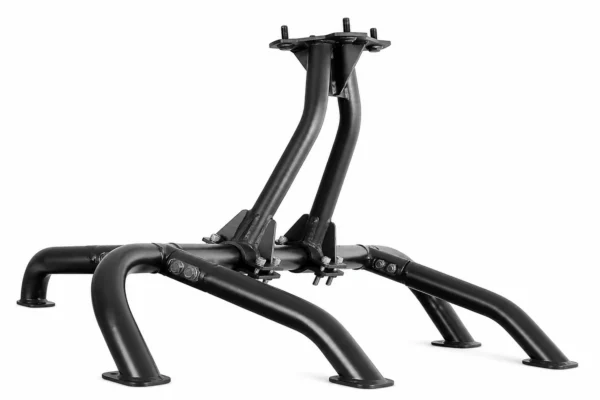 UTV Spare Tire Carrier for 1.5''-2'' Roll Cage for Polaris RZR, Kawasaki Mule, shown on a plain background