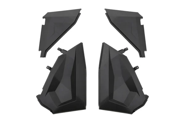 Tusk Black Plastic Lower Door Inserts for 2014-2023 Polaris RZR XP 1000, S 900 & More